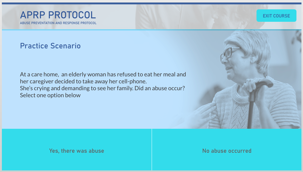 APRP Protocol Course — Storyline screenshot
